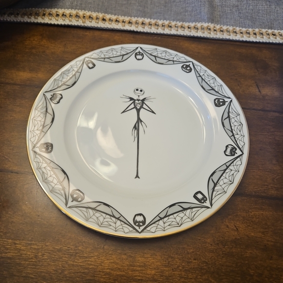 Disney ZRIKE Nightmare Before Christmas Dinner Plates Jack Halloween Set Of 4 - Picture 3 of 5